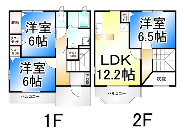 ルミネッセンス　Bの間取り