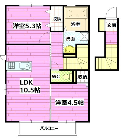 ソラーナの間取り