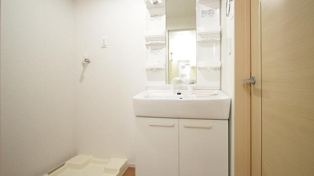 ボンヴィラージュの洗面所|使いやすい洗面所です