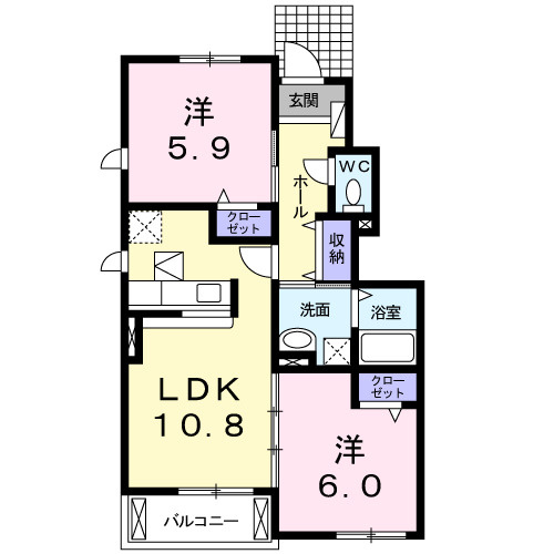 プログレスⅡの間取り