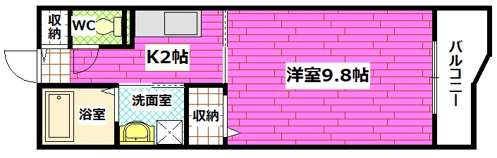 プロムナードの間取り