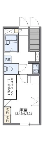 【間取り】 | レオパレスフォンティーヌ　北