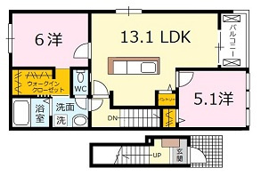 グリーンワールド　Ⅲの間取り