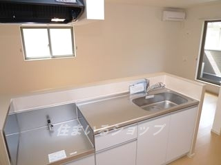 グリーンワールド　Ⅲのキッチン|浄水器一体型シャワー水栓