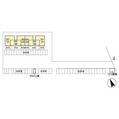 【区画図】 | ハーモニックコート羽鳥野　Ａ