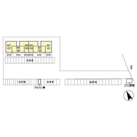 【区画図】 | ハーモニックコート羽鳥野　Ａ