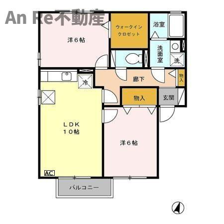メゾンデュークス　Ⅴの間取り