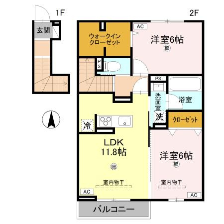 casa biancaの間取り