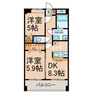 エトワール布袋の間取り|間取り図