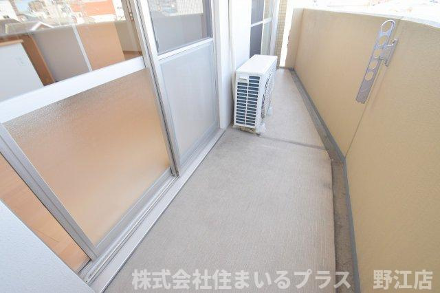 双葉エステート鴫野のバルコニー