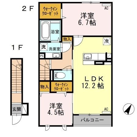 清流かわせみ/しらさぎ　しらさぎの間取り