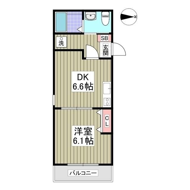 ＧｒａｎＳｔｙｌｅ　由比ヶ浜の間取り