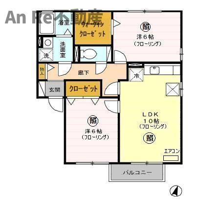 メゾンデュークス　Ⅴの間取り