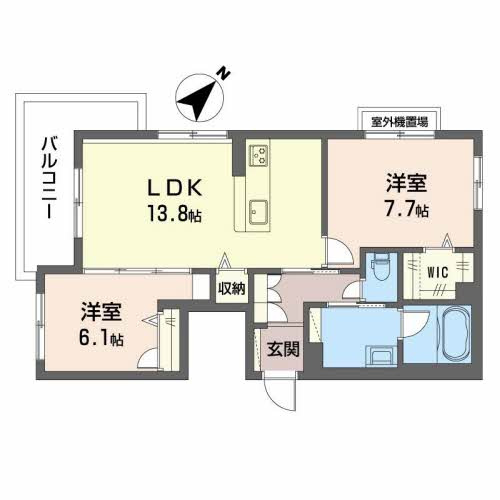 シャーメゾンCherienの間取り