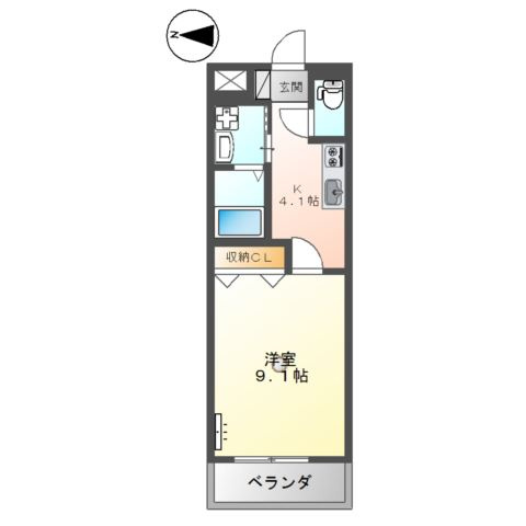 サンエバー貴船の間取り
