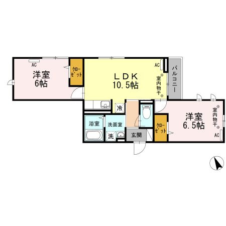 Ｋルポゼの間取り