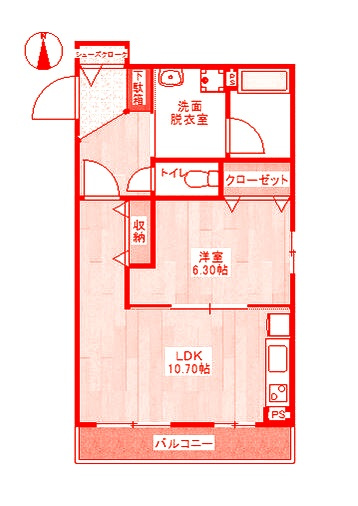 ライフピアモア湘南の間取り