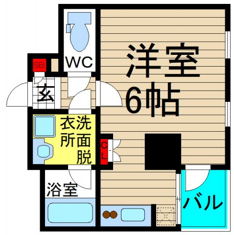 シャトーナンバリブレの間取り
