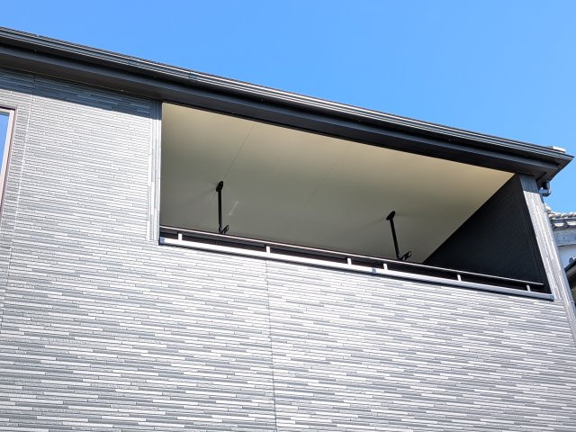 那珂市菅谷　19期　新築戸建て　1号棟のバルコニー