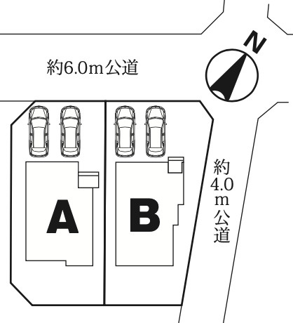 【仲介手数料無料】所沢市山口１期全２棟Ａ号棟　所沢市の不動産なら西武ハウジングの区画図