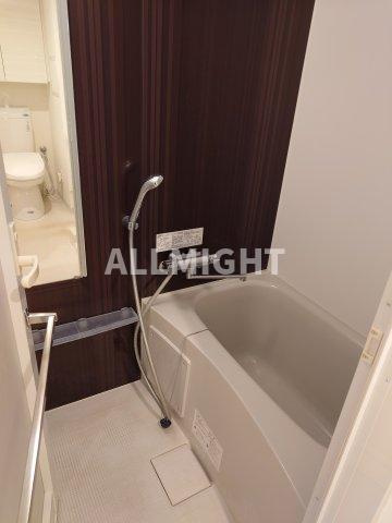 川崎市多摩区宿河原４丁目の賃貸マンションの浴室|★お部屋探しはオールマイト不動産までご相談下さい♪