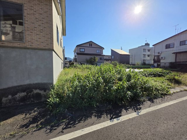 妙高市学校町売地の外観