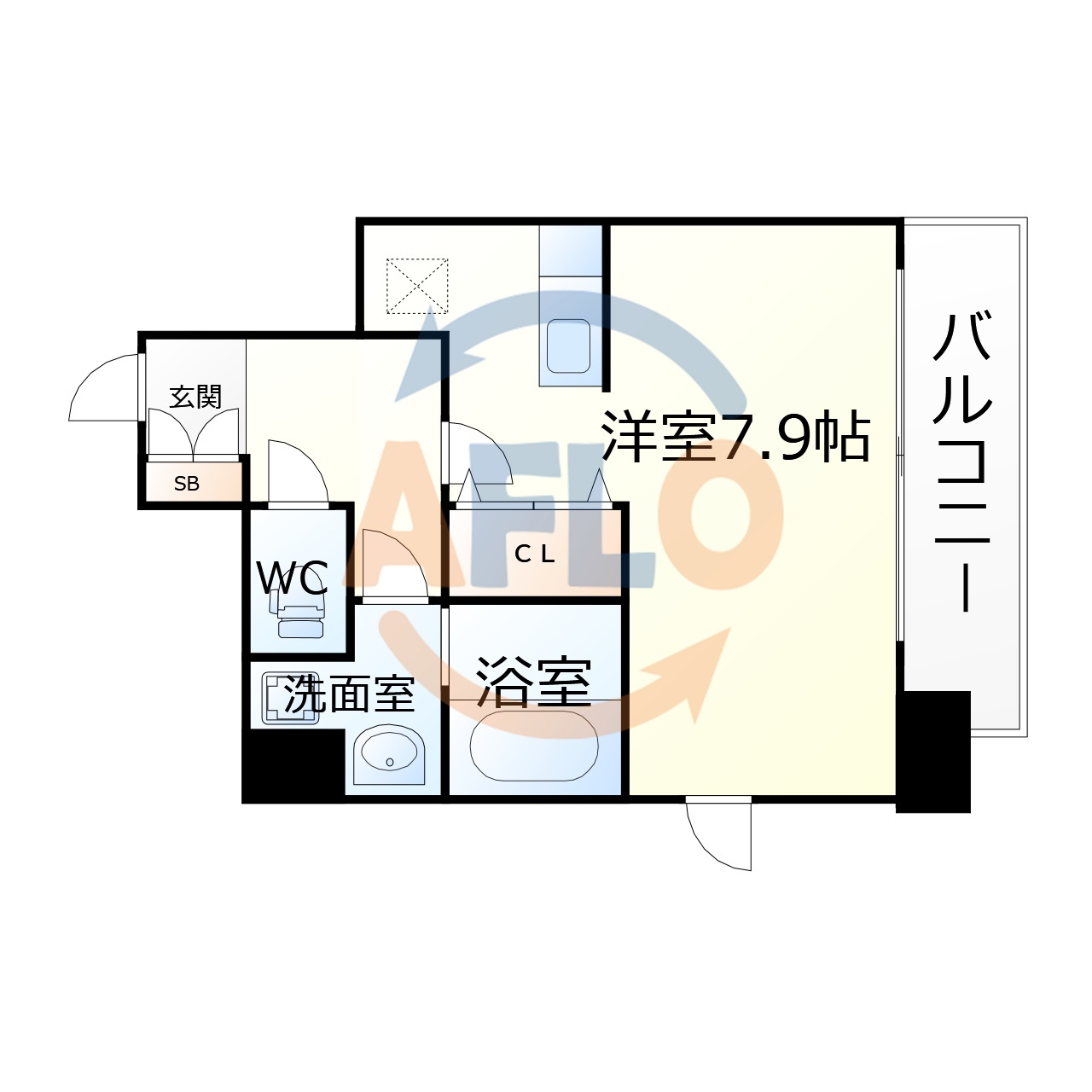エイペックス四天王寺Ⅰの間取り|エイペックス四天王寺Ⅰ　外観