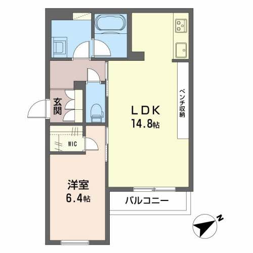シャーメゾンリジエールサウスの間取り