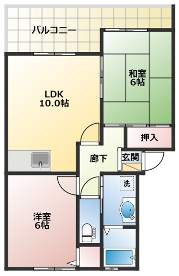 【間取り】 | ソルティ二階堂