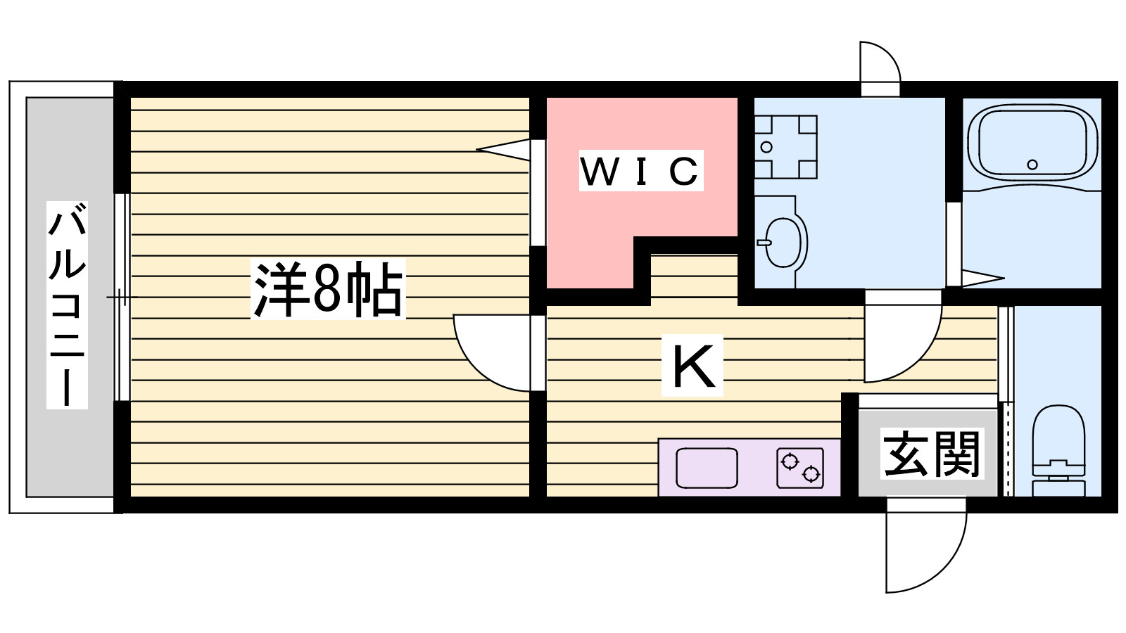 クロスロード東姫路の間取り