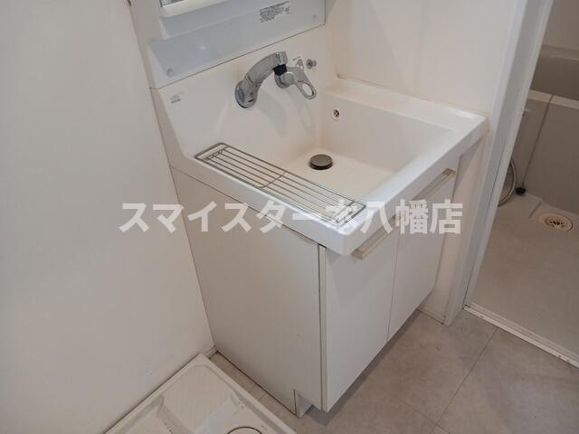 邑善庭の洗面所