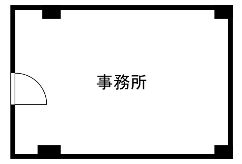 吹田市垂水町３丁目の事務所の間取り