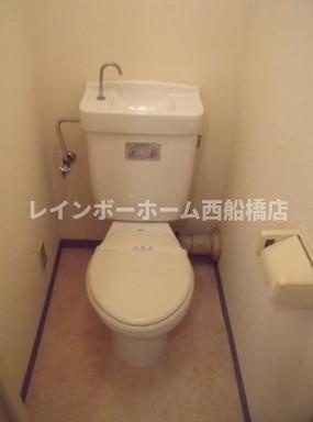 船橋市宮本１丁目のアパートのトイレ