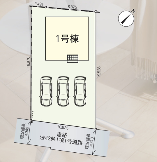【区画図】 | 北本市二ツ家第2　新築戸建　全1棟　1号棟
