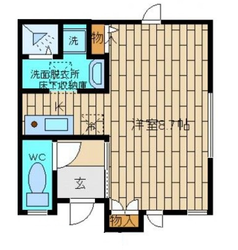 ダイタクボ　ミライの間取り