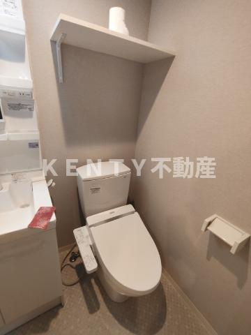 【トイレ】 | リヴシティ大森町 | 落ち着いた色調のトイレです