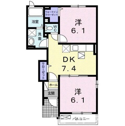 ニューコスモスの間取り