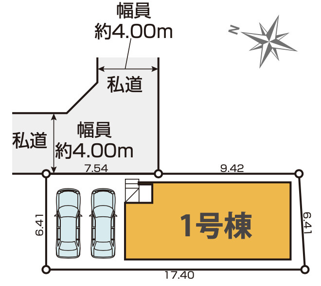 【仲介手数料無料】所沢市北秋津１３期全１棟　所沢市の不動産なら西武ハウジングの区画図