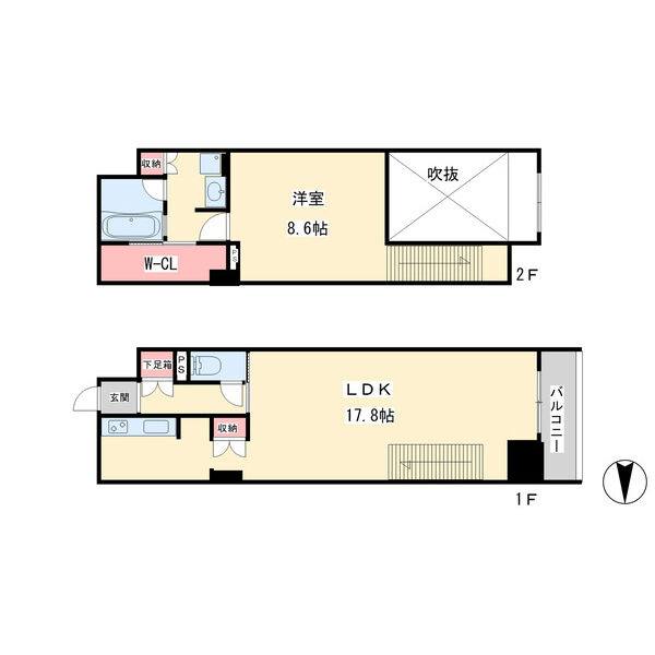 KDXレジデンス本町橋の間取り