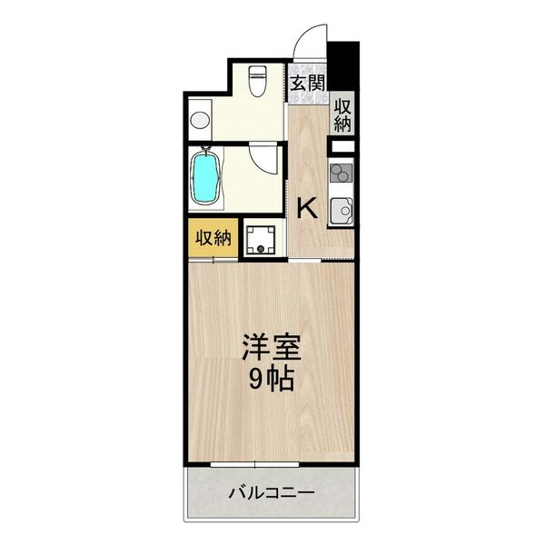 グランツ西大橋の間取り