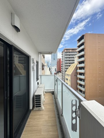 プレディアコート本町のバルコニー