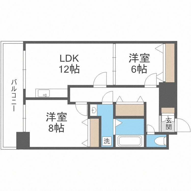 PHOENIX難波EASTの間取り