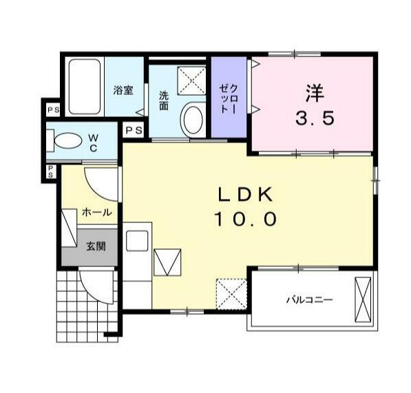 鎌ケ谷市丸山３丁目のアパートの間取り