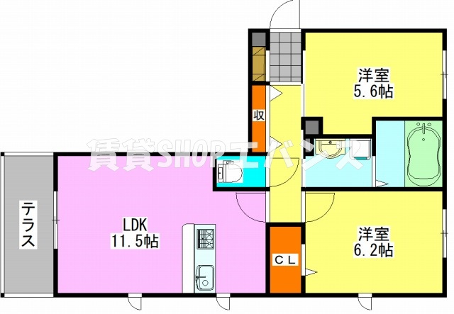 【間取り】 | メゾン津田沼