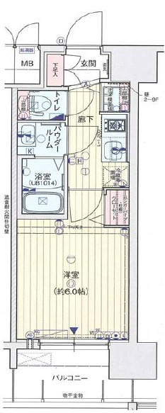 アドバンス大阪グロウスⅡの間取り