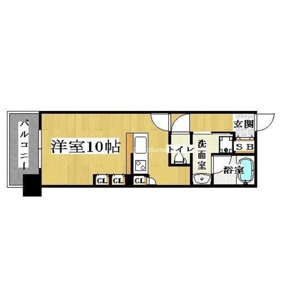 CITY SPIRE難波WESTの間取り