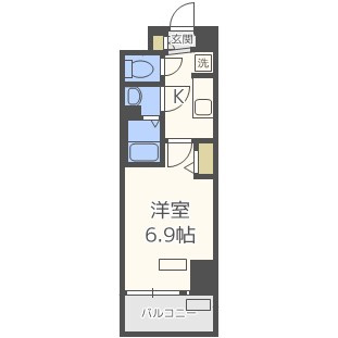 プレサンス阿波座駅前の間取り