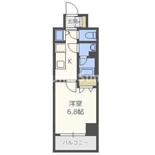 ラヴ心斎橋ウエストの間取り