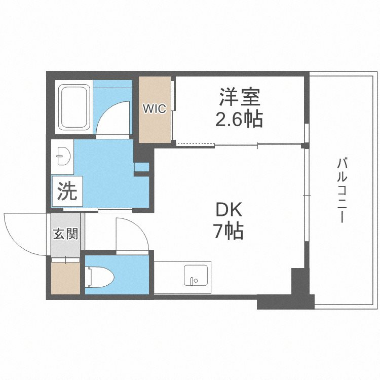 ルフォンプログレ堺筋本町タワーレジデンスの間取り