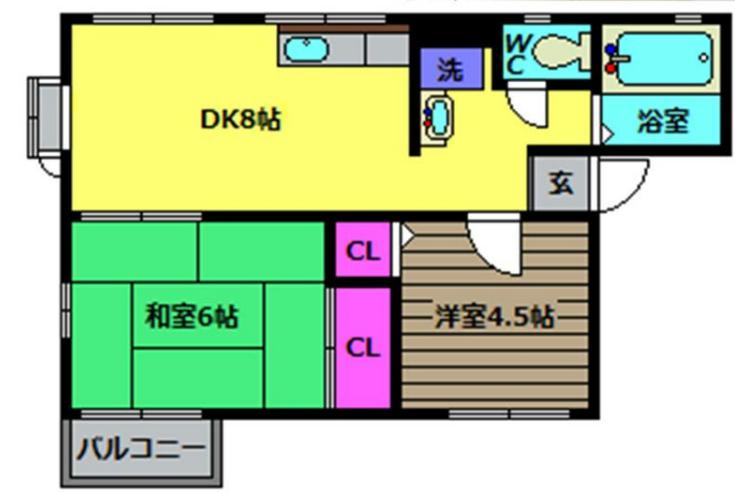 ひかりハイツの間取り
